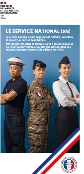 SERVICE NATIONAL 2026 plaquette couv
