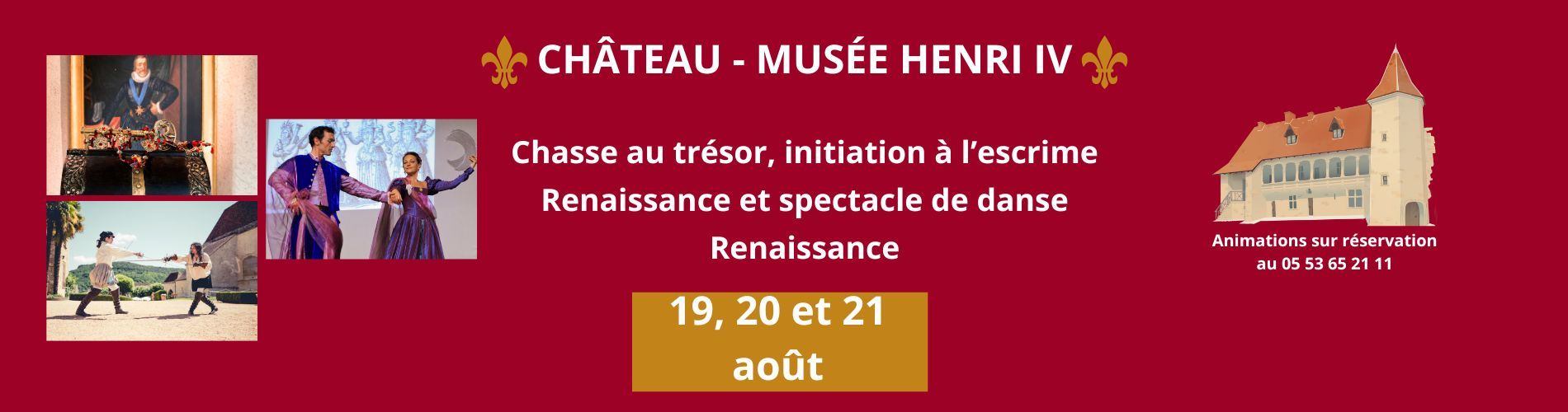 Les animations au Château-musée Henri IV