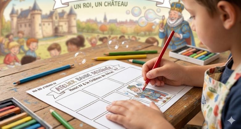 Un roi un chateau et plein de bulles